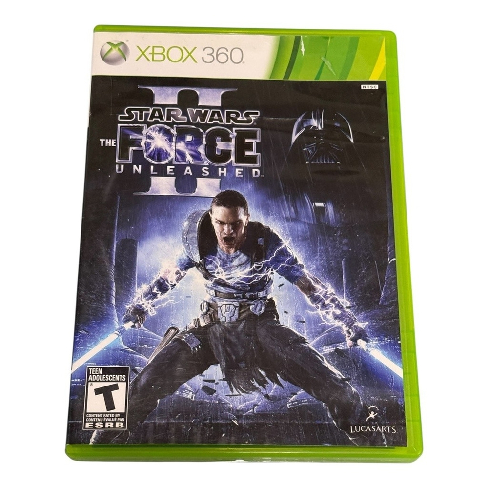 Star Wars The Force Unleashed II Xbox 360 Complete CIB Video Game LucasArts Test
